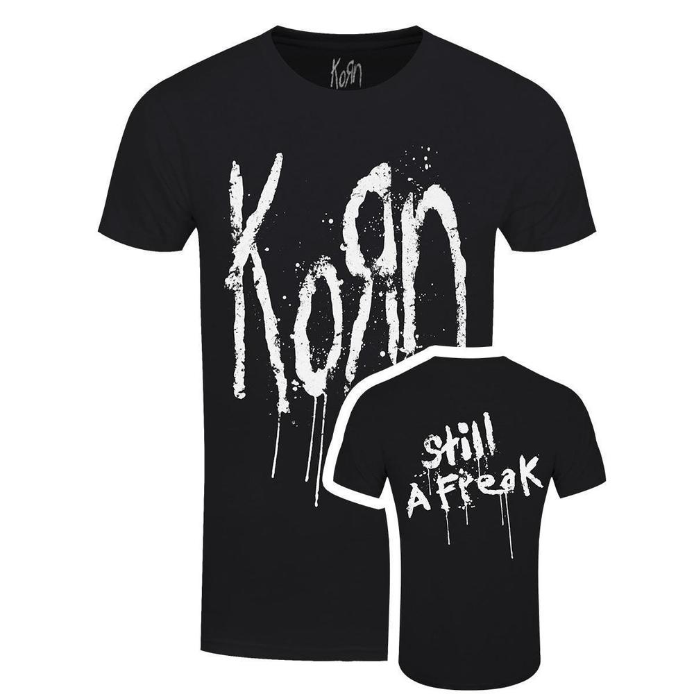 Korn Still A Freak Mens Black Tshirt 2 Sided